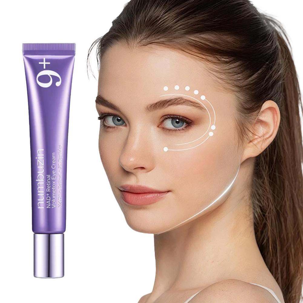 Eye Cream Peptide - 9+Retinal-Peptid Augenlifting-Creme Glättet Krähenfüße, beseitigt Tränensäcke,