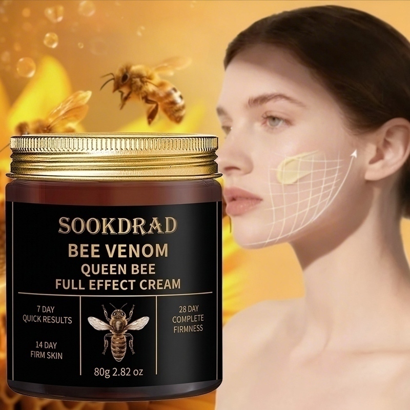 Skincare Queen - Bienengift-Königinnenbienencreme, 80g/2,82oz, tägliche Körperpflege, straffende Haut,