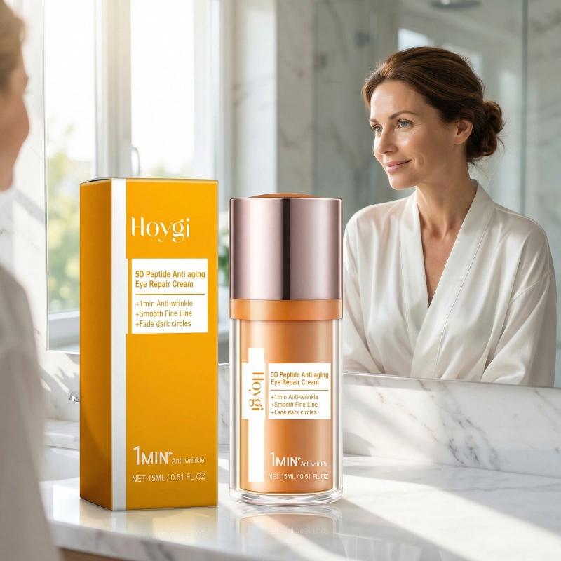 Eye Cream Peptide - 5D Peptid Anti-Falten Augencreme Straffend Entfernt